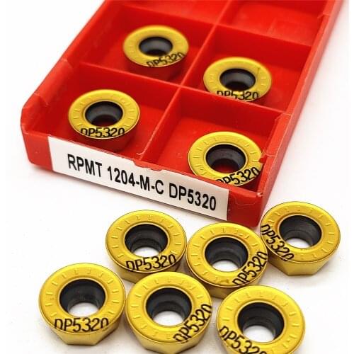 Turning Inserts RPMT1204 MC DP5320 Carbide Inserts CNC Lathe Parts Tools RPMT 1204 ,Machine Tool Accessories Milling Inserts RPM