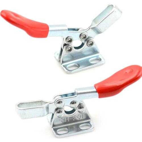 Vertical/Horizontal Toggle Clamp 90kg 198Lbs Quick Release Toggle Clamp Anti-Slip Push Pull Toggle Clamp Hand Tools