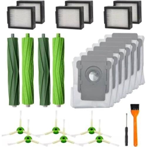 Replacement Parts for Robot Roomba I7 I7+ / I7 Plus E5 E6 Vacuum Cleaner Accessories Main Brush Side Brush Filter