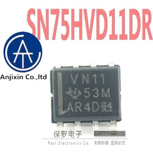 10pcs 100% orginal new real stock Transceiver SN75HVD11DR SN75HVD11 screen printing VN11 SOP-8