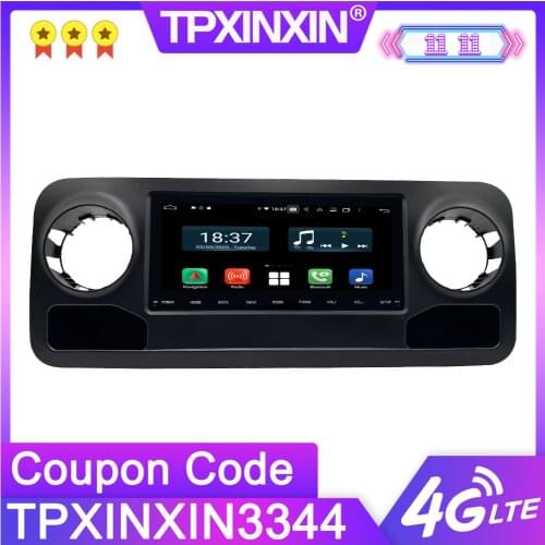 Wireless Carplay For Mercedes-Benz Spinway 2019-2021 Android Car GPS Navigation Headunit Car Multimedia Player Auto Stereo Radio