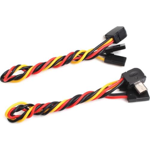 2PCS Original Runcam TV-Out and Power Cable for RunCam 2/RunCam 3/RunCam Split/RunCam 5/RunCam2 4K Cameras FPV Racing Freestyle