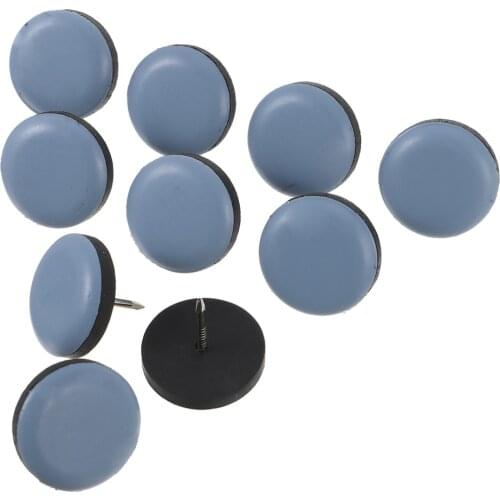 20pcs Furniture Glide Durable Non-skid Quiet Floor Protector Furniture Glide Furniture Tack for Floor Chair Sofa