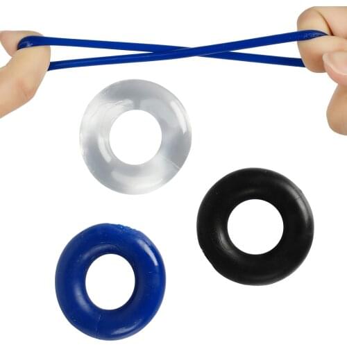 3pcs Stretchy Stay Hard Beaded Cockring Penis Enhancer Ring Delay Ejaculation Penis Trainer For Men Sex Toys Male Adult Products