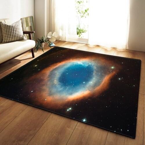 Starry Galaxy Space printed 3D Carpet Large Size Living Room Bedroom coffee Table Rug and Carpet Antiskid Floor Mat home decor