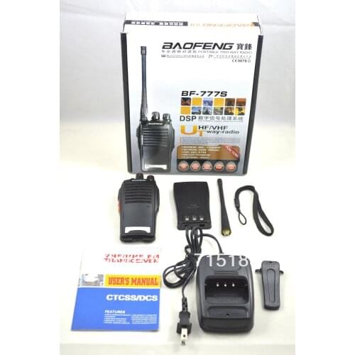 Wholesale BAOFENG BF-777S UHF 400-470MHz 16CH 5W Small Handheld Walkie Talkie portable radio set/mini walkie talkie pair