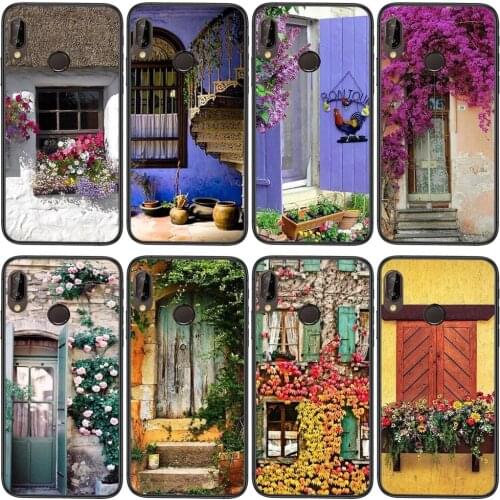 House With Flowers At Windows Present For Xiaomi Mi11 Mi 11 Pro Ultra Lite 10T 10S Mi9 Poco X3 NFC F3 Mobile Pouch Shell Case