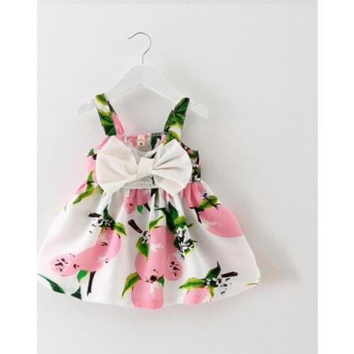 Baby Girls Dress Brand Summer Princess Baby Clothing Floral Print Party Birthday Dresses For infants vestido infantil menina