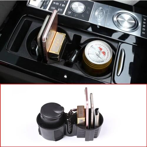 For Land Rover Discovery 5 L462 LR5 2017-20 Car Central Console Water Cup Holder Multifunction Storage Box Phone Tray Accessory
