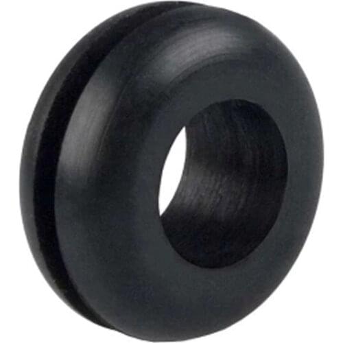 200PCS Inner diameter 3/4/5/6mm black Double-sided pvc protective ring rubber Wire ring overcurrent trip coil Double-faced coil