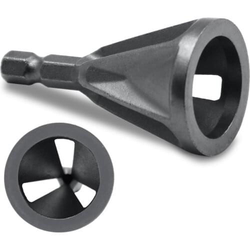 Deburring External Chamfer Tool High Strength Hardness Drill Bit Remove Burr Stainless Black Steel