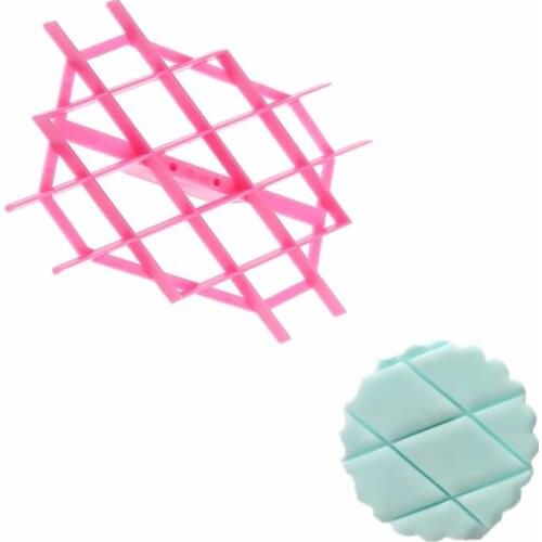DIY Cake Tool Lozenge Cake Pastry Art Embossing Biscuit Cutter Mould Cake Decorating Supplies Fondant Decoration Baking Tool