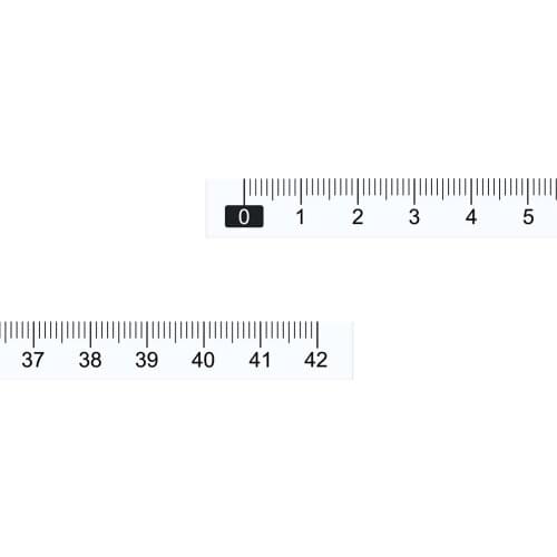Uxcell Adhesive Backed Tape Measure Left to Right Reading Tapes