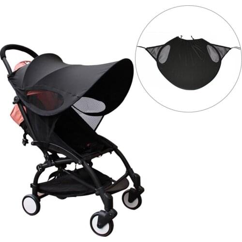 Baby Stroller Sunshade Cover Anti-UV Universal Baby Full Canopy Mosquito Net Sun Shield Protection Fabric Accessories