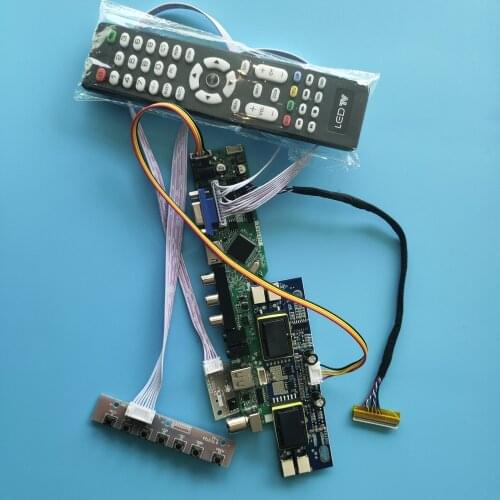 Kit for LTM170E8/LTM170EH/LTM170EU 1280x1024 VGA AV TV Audio 4 lamps Remote LVDS Controller Board Screen 30pin Panel HDMI USB