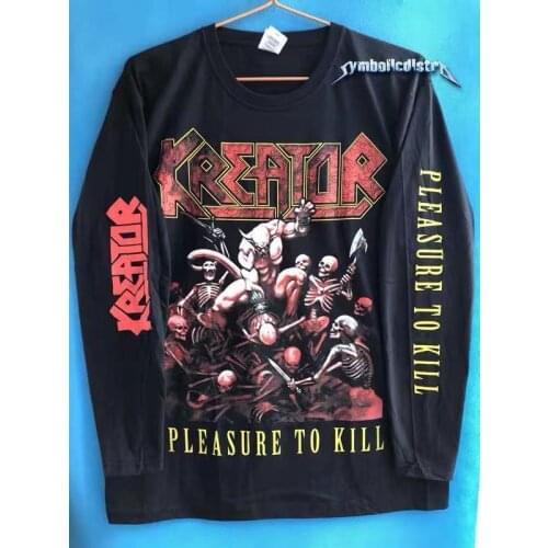 GILDAN76000 180g 100%Cotto Adult Round Neck Long Sleeve T Shirt Hip Hop, Rock, Metal, Straight Breathable No Touch Print Process