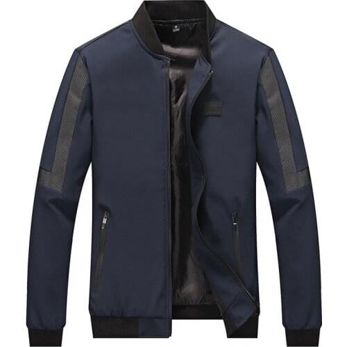 Fashion Slim Fit Men Jacket Thin Jackets Brand Casual Coat Jacket Men Casual Striped Baseball Jacket Spring Autumn