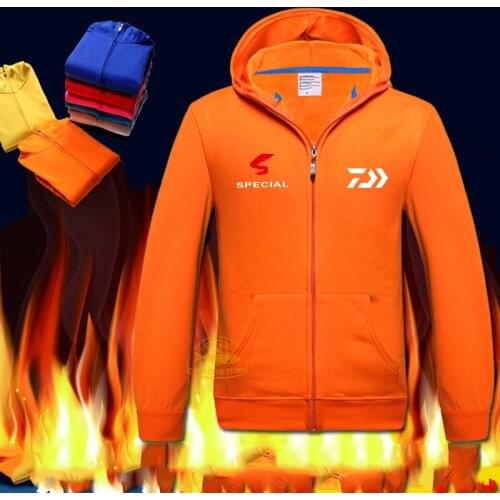 DAIWA Fishing Clothes Autumn Mens Outdoor Sports Zipper Fishing Shirt Riding Sun Protection Jacket Hooded Fishing Jacket