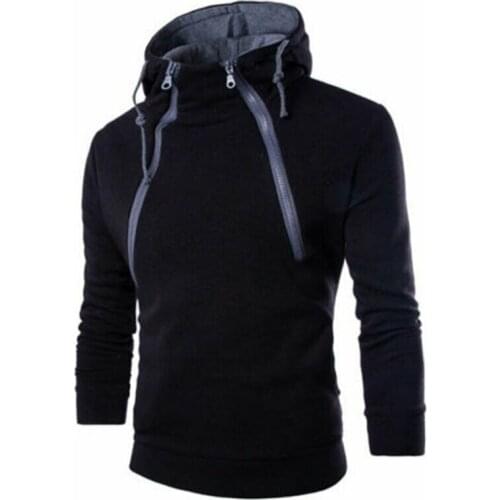 Mens Winter Hoodies Slim Fit Hooded Sweatshirt Outwear Warm Coat Jacket Casuil Loose Full Sleeve Zipper Sweatshirts