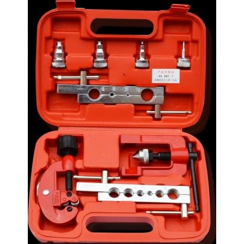 3-19mm Tube Cutter Tool Kit Copper Brake Fuel Pipe Repair Double Flaring Dies Tool for Cutting Flaring Tools for Refrigeration