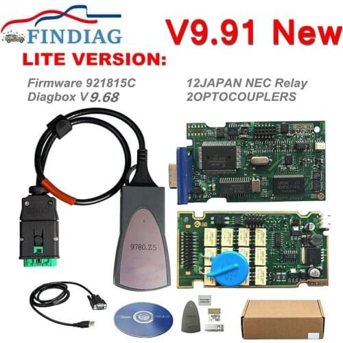 Newest Diagnostic Tool Lexia 3 Lite Version for Citroen for Peugeot Diagbox V9.91 PP2000 Lexia 3 PCB Board 921815C More 3 Relays
