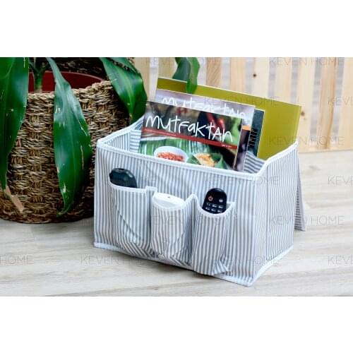 Bedside Organizer, Bedroom Organizer - Fabric Bedside Storage - Couch Storage Organizer Sofa Organizer Pockets Book Holder