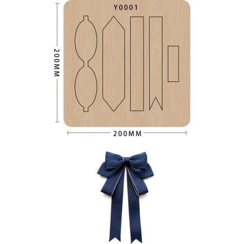 Bowknot Cutting Dies Scrapbooking Diy Handmade Crafts Making Decor Wood Mold Template Suitable For Common Die-cutting Machines