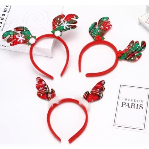 Christmas gift Fawn ears animal print headband hair accessories band headbands for women kawaii hairband fashion hairbands