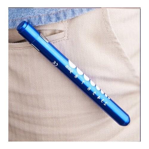 Medical pen Doctor Pupil Light Nurse Medical Led Yellow Lamp Pen For Ear Nose And Throat Check Mini Portable Flashlight Hot Sale