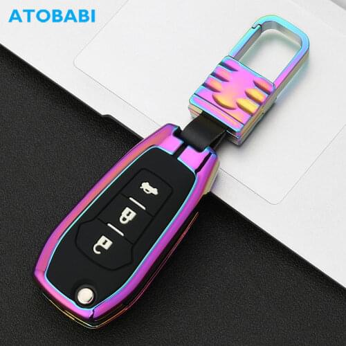 Alloy Silicone Car Key Cover For Ford Explorer F-150 F-250 Super Duty F-350 F-450 550 Fusion Ranger Remote Control Protect Case