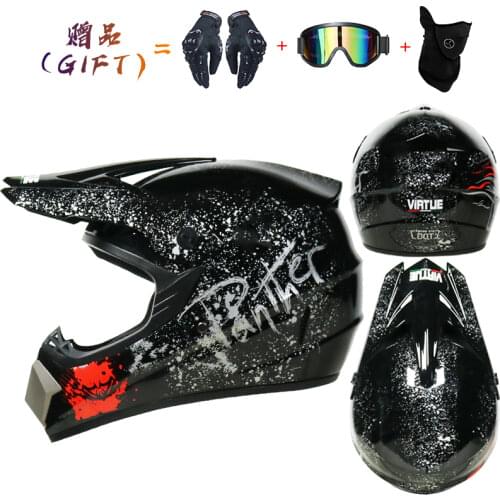 Special 3 Gift Motorcycle Helmet Off-road ATV Off-road Vehicle Downhill Mountain Bike DH Cross Helmet Capacetes Motocross VIRTUE