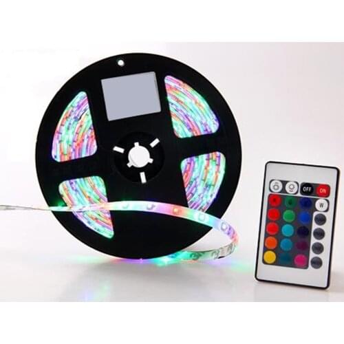 LED Strip Light USB TV Desktop Screen Back Light Diode Tape Flexible LED Lamp Tape Ribbon RGB 5M
