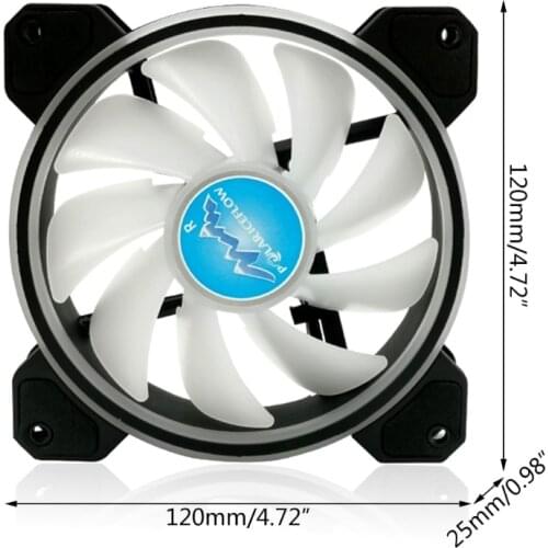 T3EE POLARICEFLOW 120mm ARGB Watercooling CPU Radiator PC Computer Fan RGB Water Cooler for lga 1150 1151 1155 1200 1366 2011
