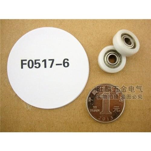 High quality polyformaldehyde POM coated ball bearings 695zz embedded bearing Total Diamater: 5*17*6mm