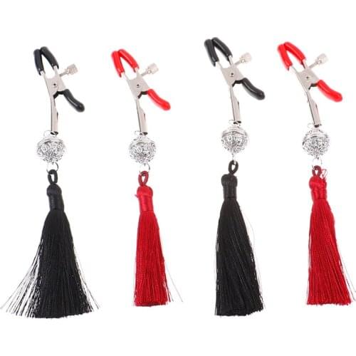 Female Breast clitoris Clip Massage Sex Toys For Couples lover game Nipple Clamps Metal milk Clip Adult Novelty Sex Product