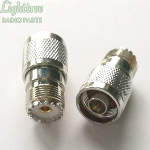 10X Antenna Feeder N Male To M Female Connector For FT-7800R FT-7900R FT-8900R FT8800R