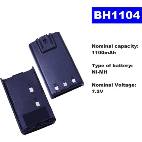 7.2V 1100mAh NI-MH Radio Battery BH1104 For HYT Walkie Talkie TC-500 Two Way Radio