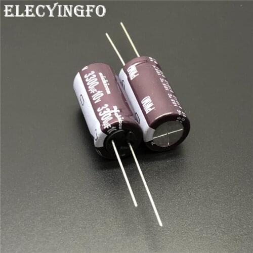 5pcs/50pcs 3300uF 10V NICHICON PW Series 12.5x25mm Low Impedance Long Life 10V3300uF Aluminum Electrolytic capacitor