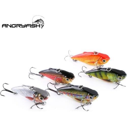 Angryfish 1pcs Fishing Lure 65mm 8.5g Lifelike Fishing Hard Lure Crankbait 2 Hooks Bionic Fake Lure Hard Bait Fishing Bait
