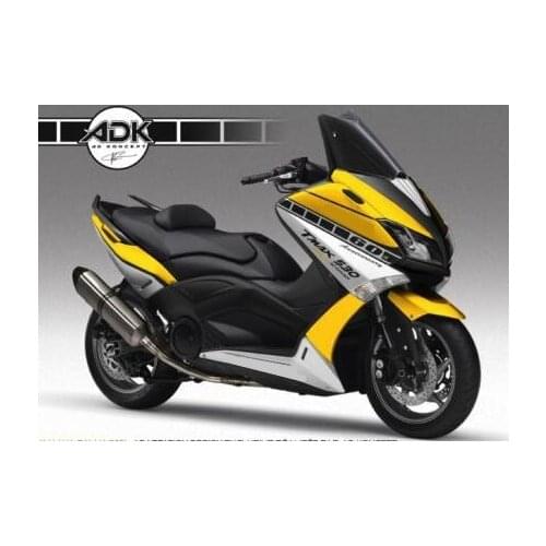 New ABS Whole Fairings Kit Fit for Tmax 500 2001 2002 2003 2004 2005 2006 2007 01 02 03 04 05 06 07 Bodywork set white glossy