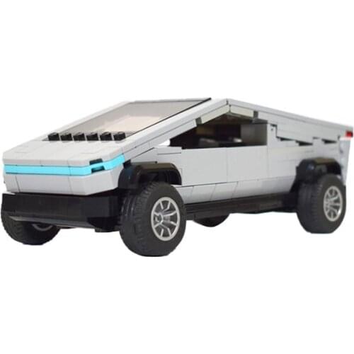 MOC Cybertruck Racing Off-Road Car Building Blocks Set Assemble Sports Cars Bricks Vehilce Idea Toys For Children Birthday Gifts