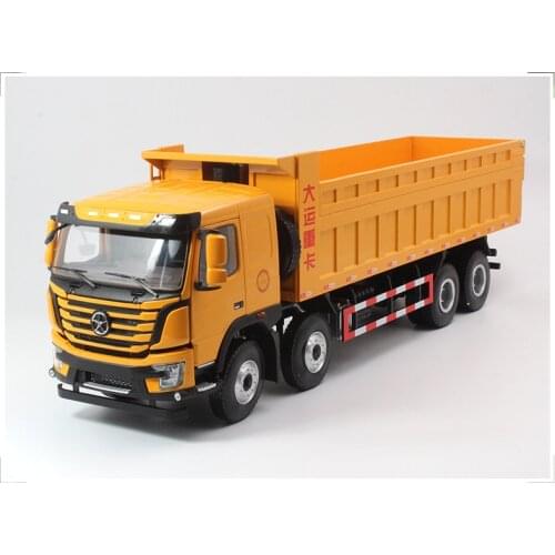 Original Exquisite Large Scale Dayun N8v Dump Truck Model, 1:24 Zinc Alloy Heavy Duty Dump Truck Model for Collection,gift