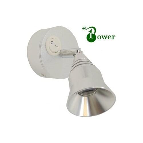 2W LED 24V 12V HEADBOARD MOUNTED READING LIGHTS