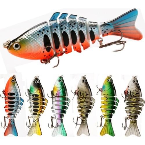 Sinking Swimbait 7 Segments Wobblers Fishing Lure Multi Jointed Hard Bait Crankbait Fishing Lures Set Wobbler
