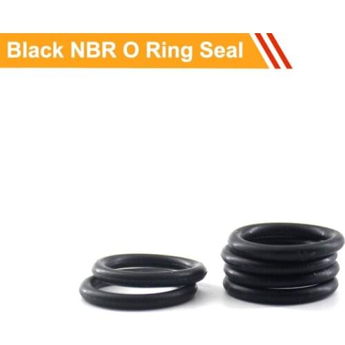 20pcs O Ring Seal 2mm Thickness Black Rubber Seal Ring Gasket 50/54/55/60/65/70/80mm OD NBR O-ring Sealing Gasket