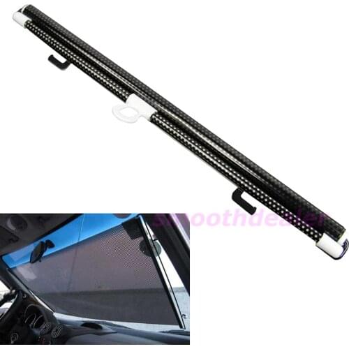 Retractable Car Auto Sun Shade Windshield Rear Window Mesh Sun Visors 45*125cm