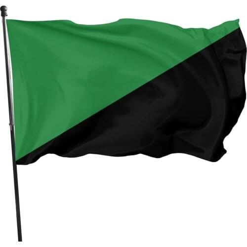 Green Anarchism Anarcho primitivism Anarcho Naturism National Flag Outdoor Decorative Flag Garden Flag Landscape Flag 3x5 Foot