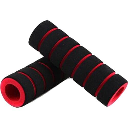 1pair Bike Handlebars Racing Bicycle Motorcycle Handle Bar Foam Sponge Grip Cover Non-slip Cycling Riding Bicycle Grips
