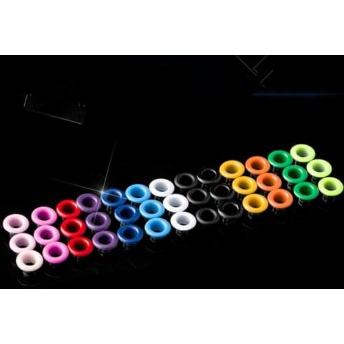 1000sets 13colors Metal Eyelets For Shoes Embelishment Scrapbooking Stamping Sewing Accessories Garment 4mm Hole