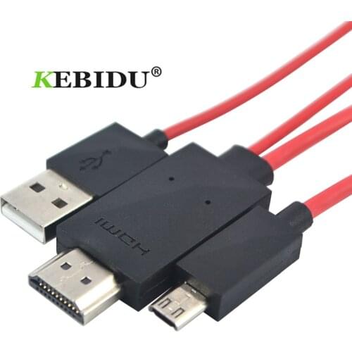 1080P HD Micro USB To HDMI-compatible Cable For MHL Output Audio Adapter HDTV 5Pin 11pin Adaptor For Samsung Galaxy S2 S3 S4 S5